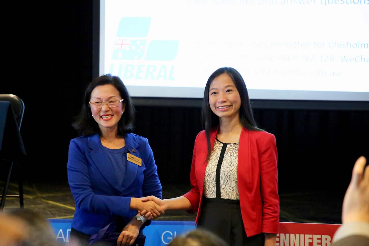 Gladys Liu and Jennifer Yang