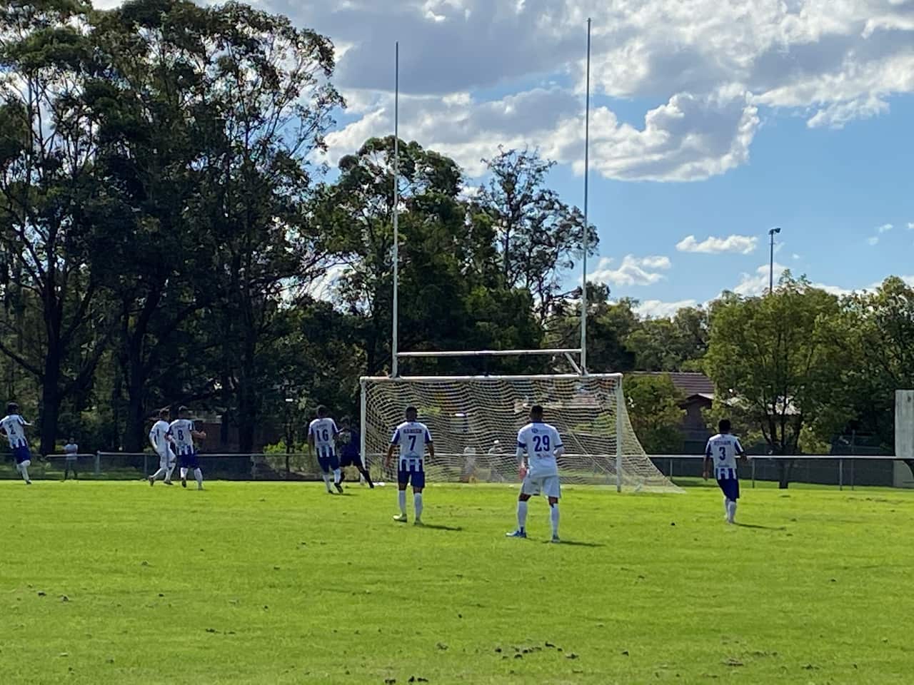 GNC football final,St George Club and The Rising Gurkhas battling for the final.