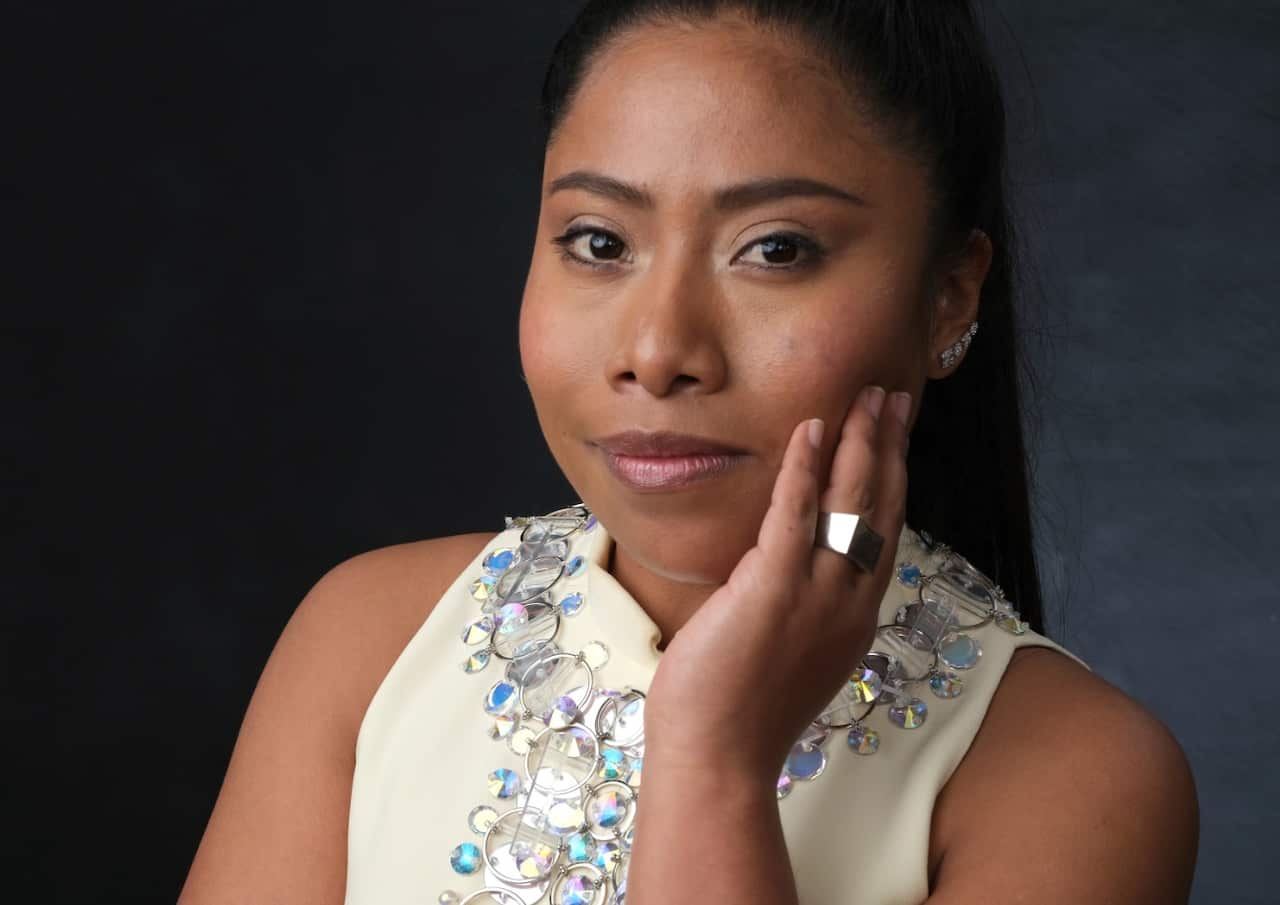 Yalitza Aparicio poses for a portrait at the 91st Academy Awards Nominees Luncheon at The Beverly Hilton Hotel on Monday, Feb. 4, 2019