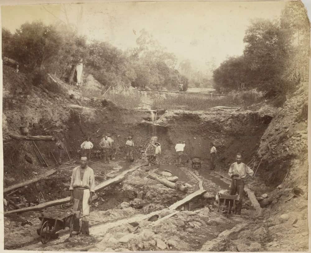 Chinese miners in Beechworth. 