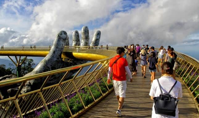 Golden bridge