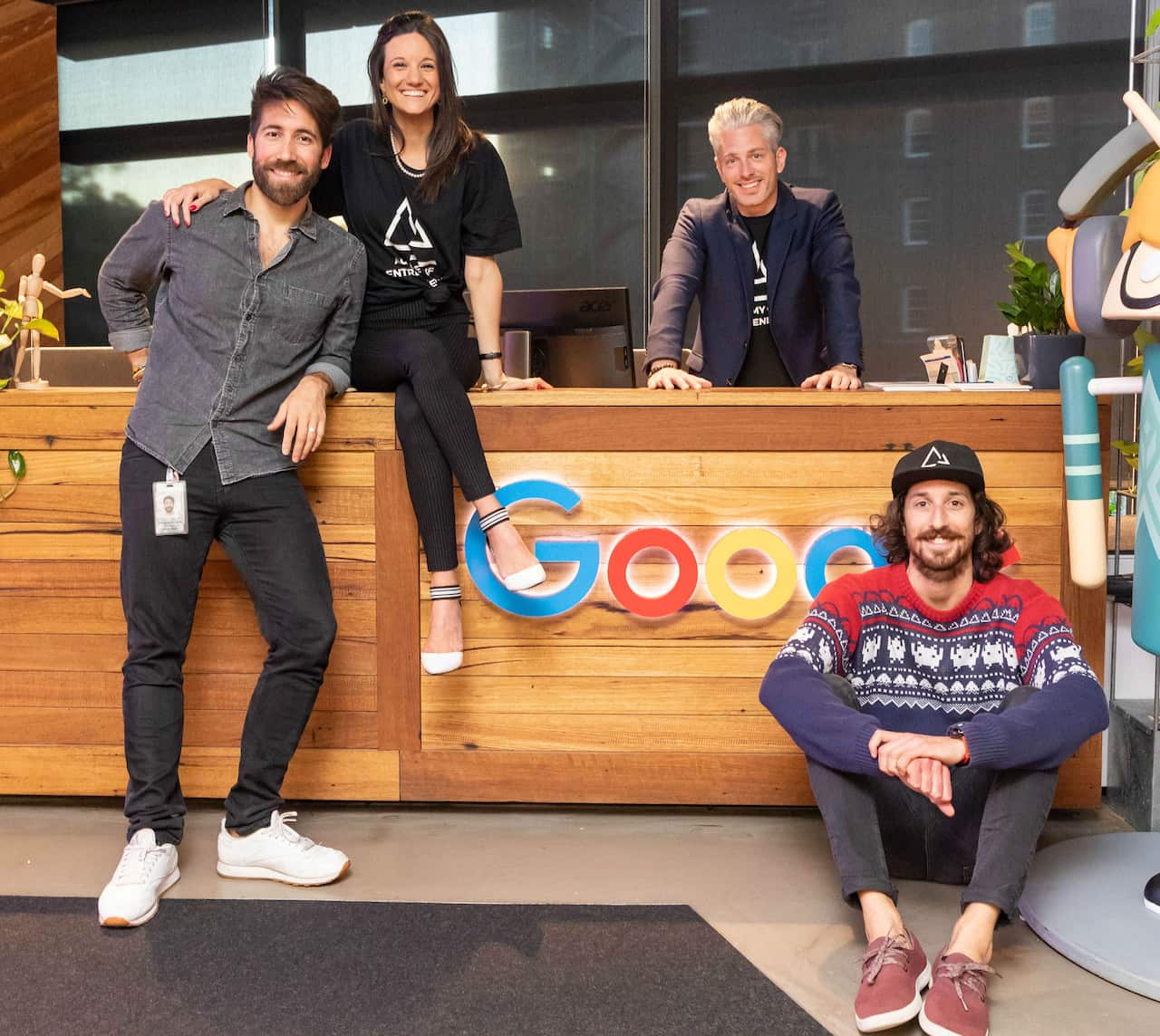 Visita a las oficinas de Google