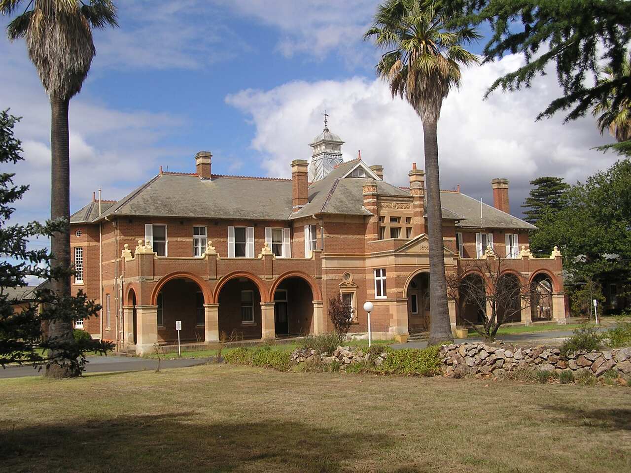 Kenmore Hospital- main buildings from 1894 designed by the Colonial Architect Walter Libert Vernon.