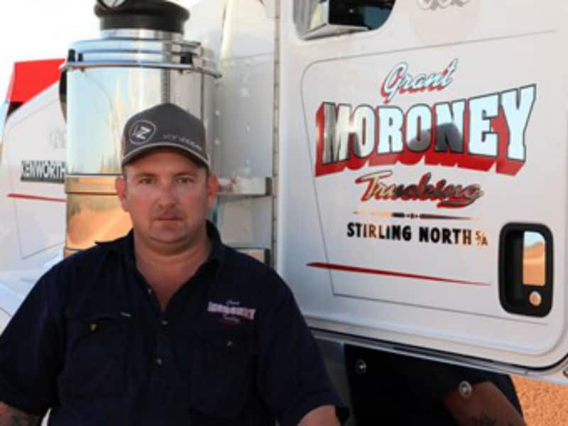 truck driver Grant Moroney 
