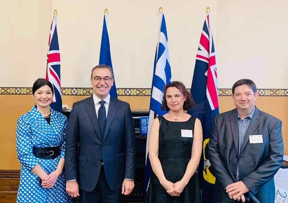 Από την επίσκεψη του premier, Steven Marshall, στην έκθεση