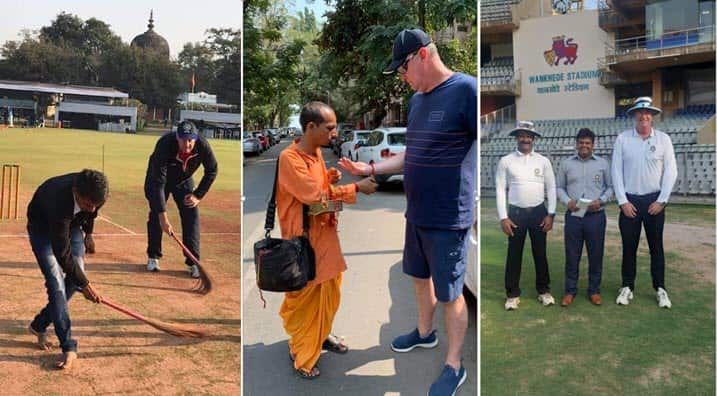 Greg Davidson in India during annual exchange program between CA and the Board of Control for Cricket in India (BCCI)