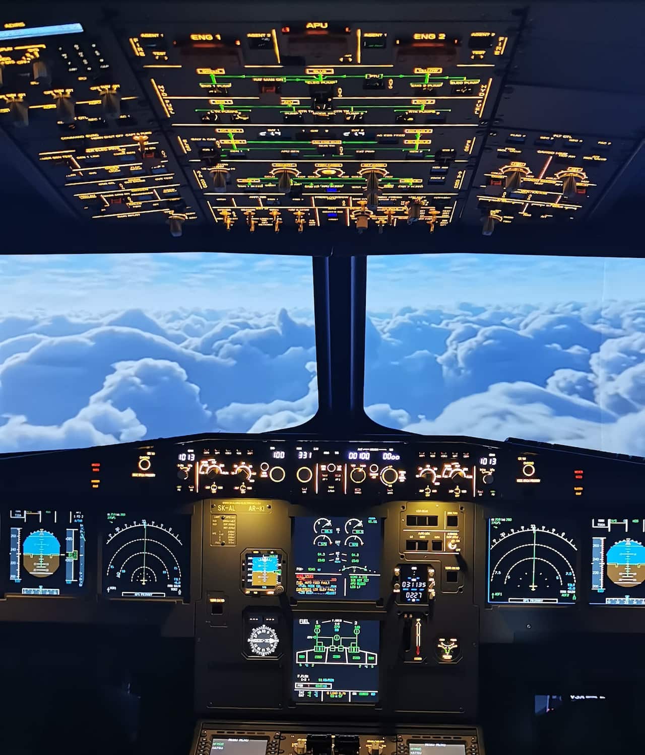 قمرة القيادة في شكلها النهائي 