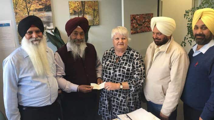 Sikh community donation to Griffith Hospital