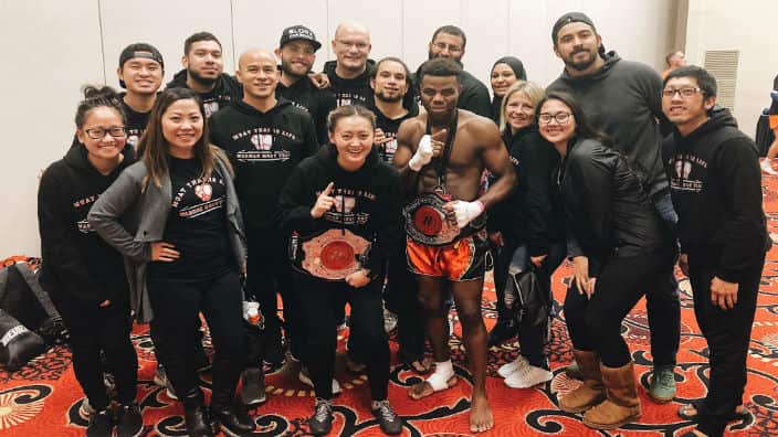 Hmong women in Muay Thai