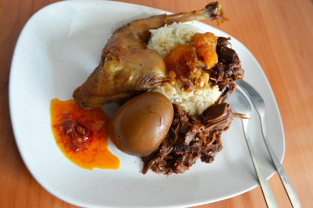 Gudeg is a famous Yogyakartan dish.