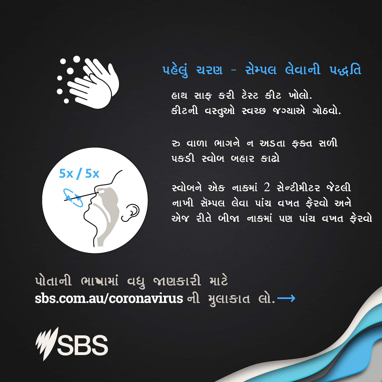 RAT instructions in Gujarati