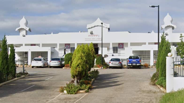 The Brisbane Sikh temple (Gurdwara) at Eight Mile Plains in Brisbane. 