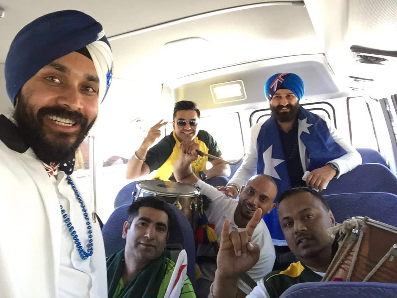 During filming of the ad