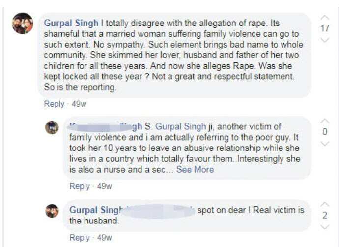 Gurpal Singh FB comments