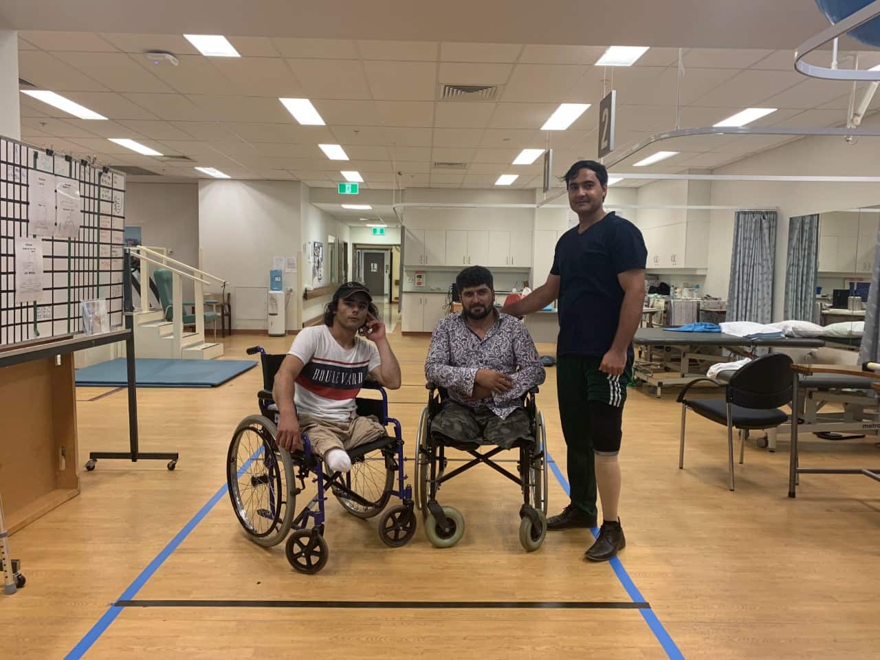 The three men were among six members of the Afghan Invictus team who sought and were granted asylum in Australia. 