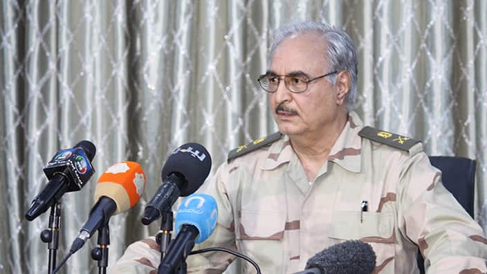 Retired Libyan General Khalifa Haftar