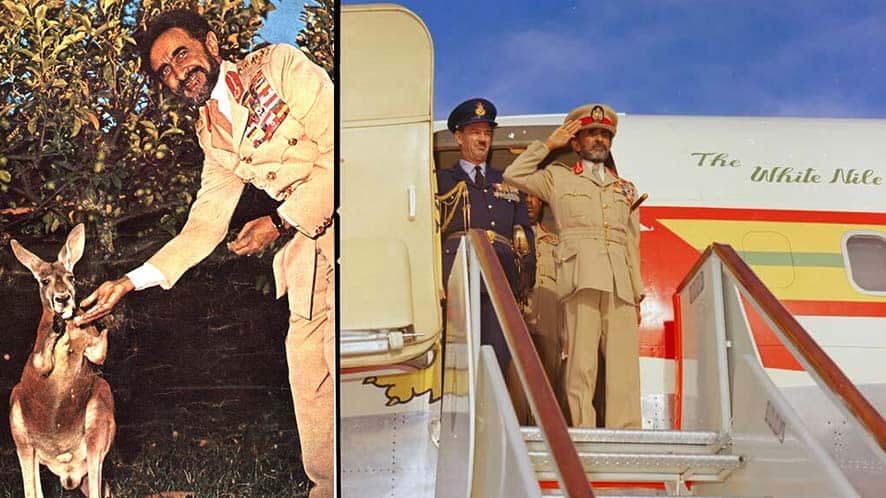 Emperor Haile Selassie in Australia