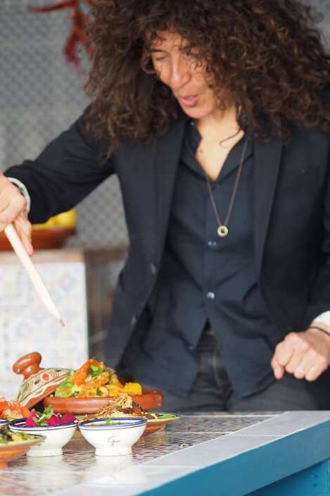 Hana Assafiri makes sure food is the way she wants 