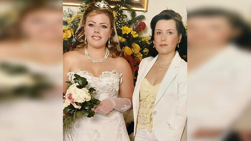 Hanine Taouk with her cousin Micheline Taouk.