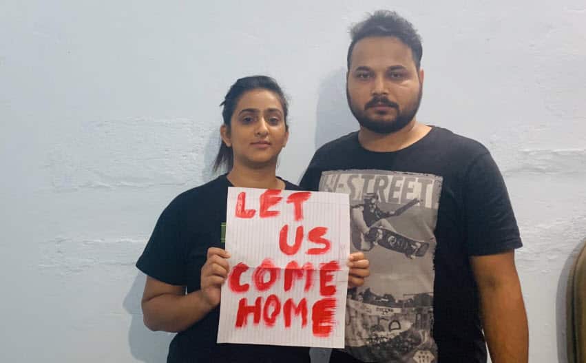 “I am a registered nurse, please let me come back and treat my patients”