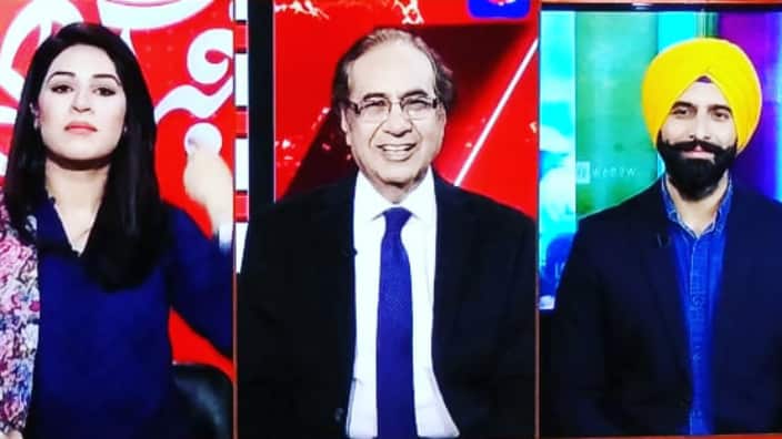 Harmeet Singh on Public News Channel TV