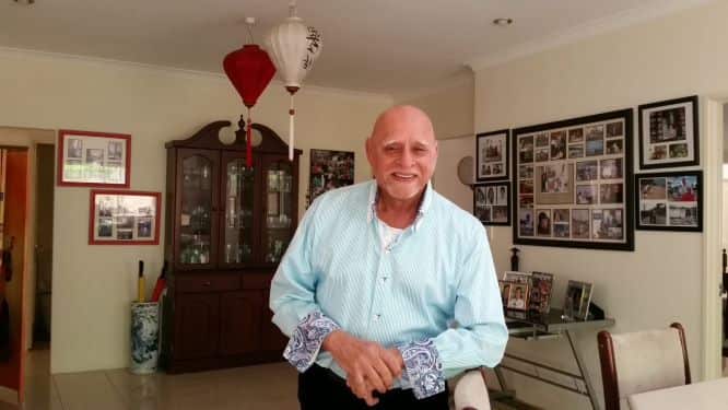 Col Harpal Ahluwalia at his Perth home