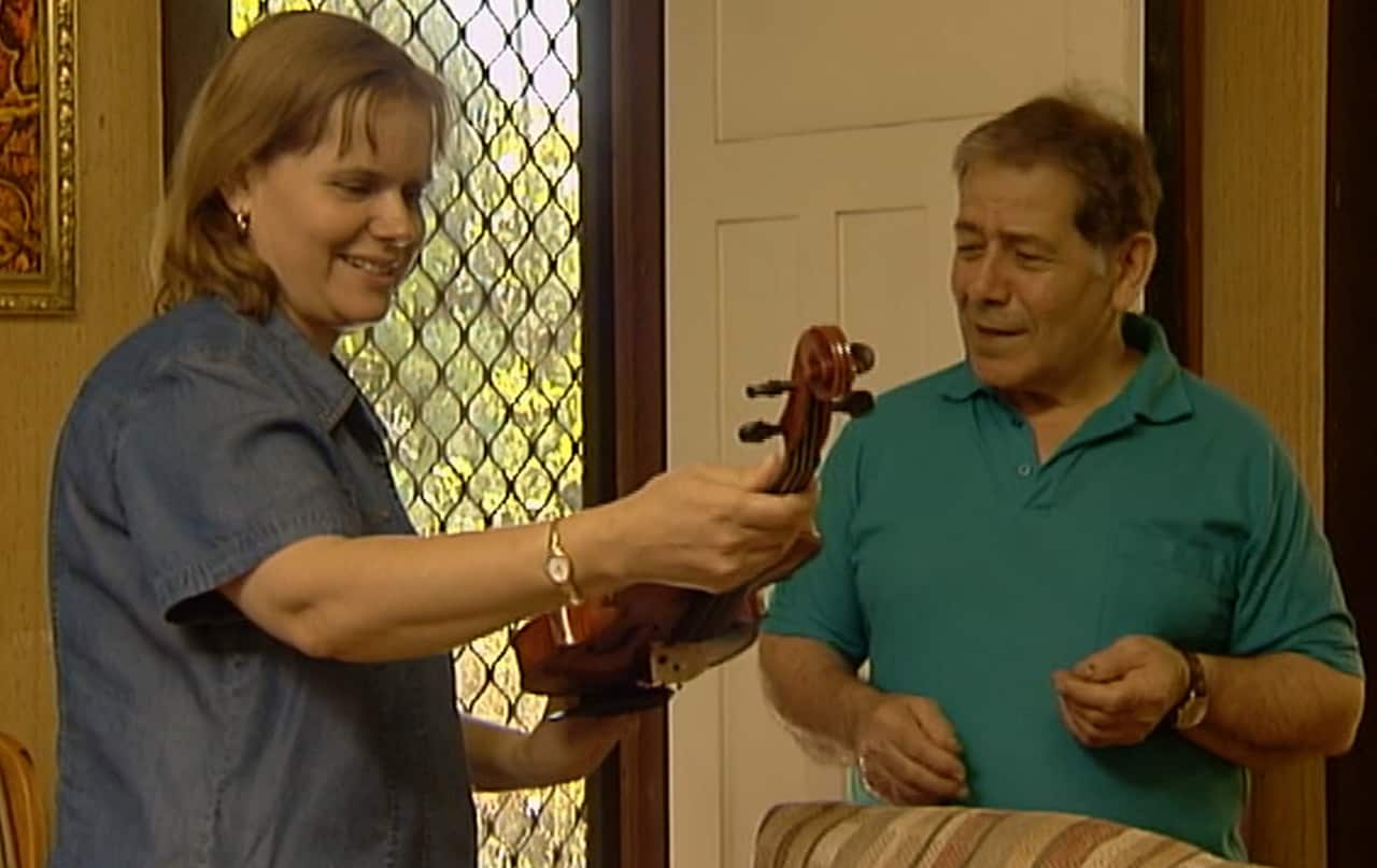 Archived footage of Harry Vatiliotis produced for SBS