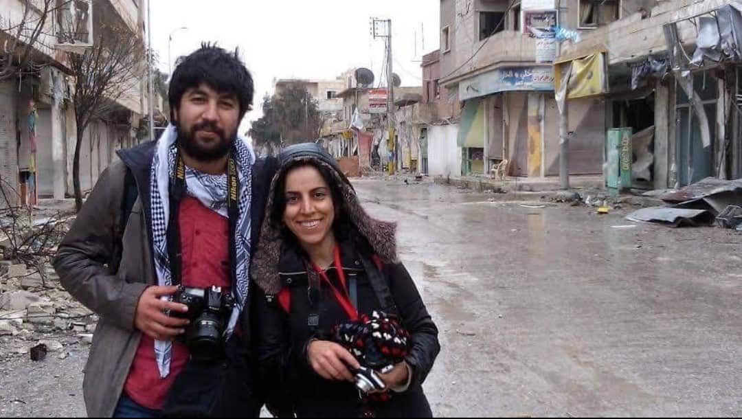 Omer Faruk Baran with Hatice Kamer