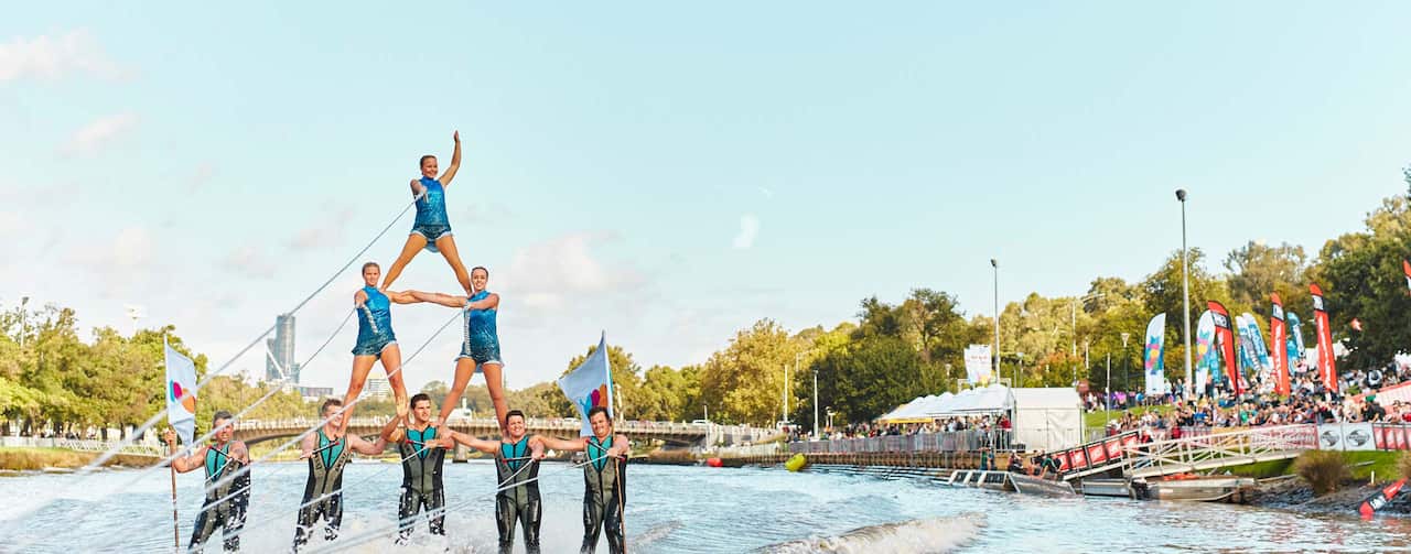 Moomba Masters waterskiing competition