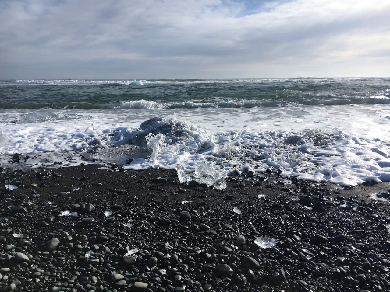 Iceland, black beach