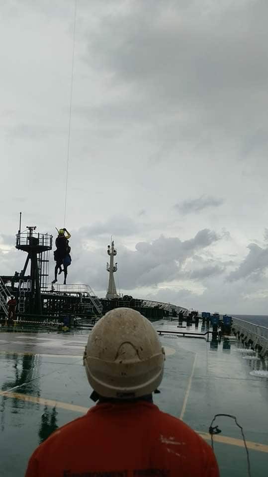 Helicopter for rescue