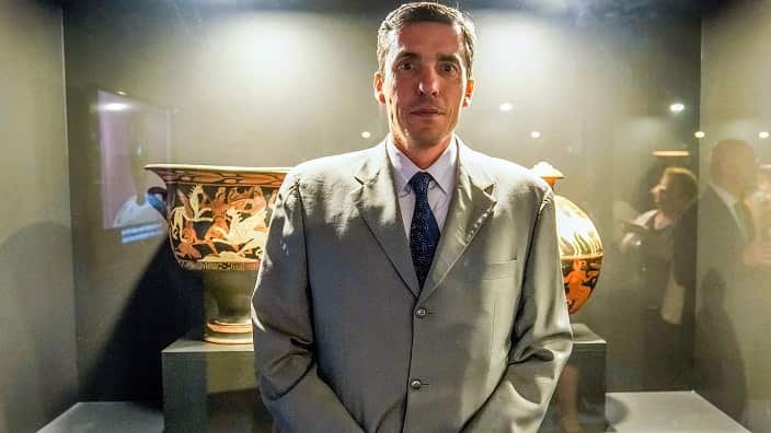 The Hellenic Museum's exhibition, "Beyond Attica: Art of Magna Graecia" was officially launched by the Greek Consul General Dimitrios Michalopoulos. 