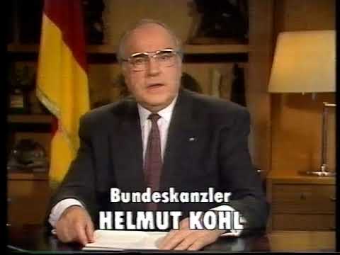 Helmut Kohl 1990 German Unity Day