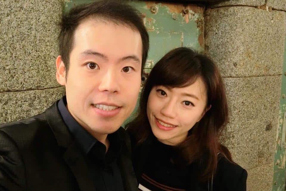 Henry with his wife, Mia