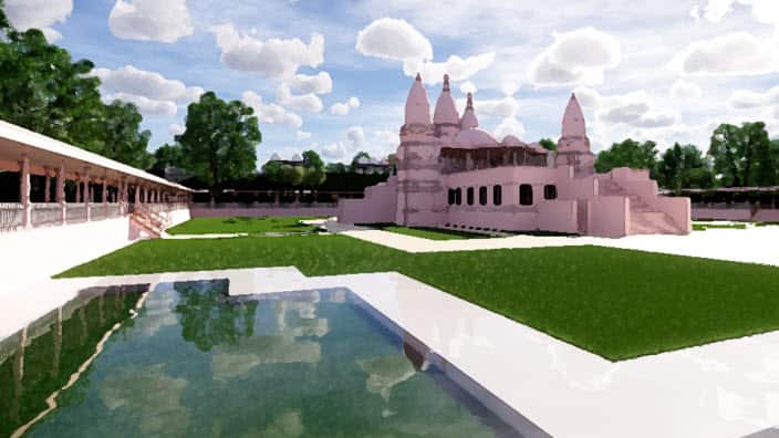 Hindu temple in Kemps Creek, Sydney.