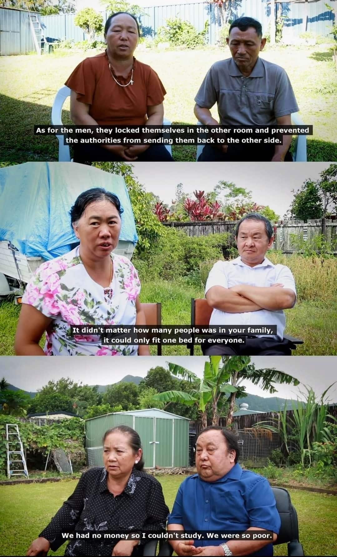 Sharing refugee experience