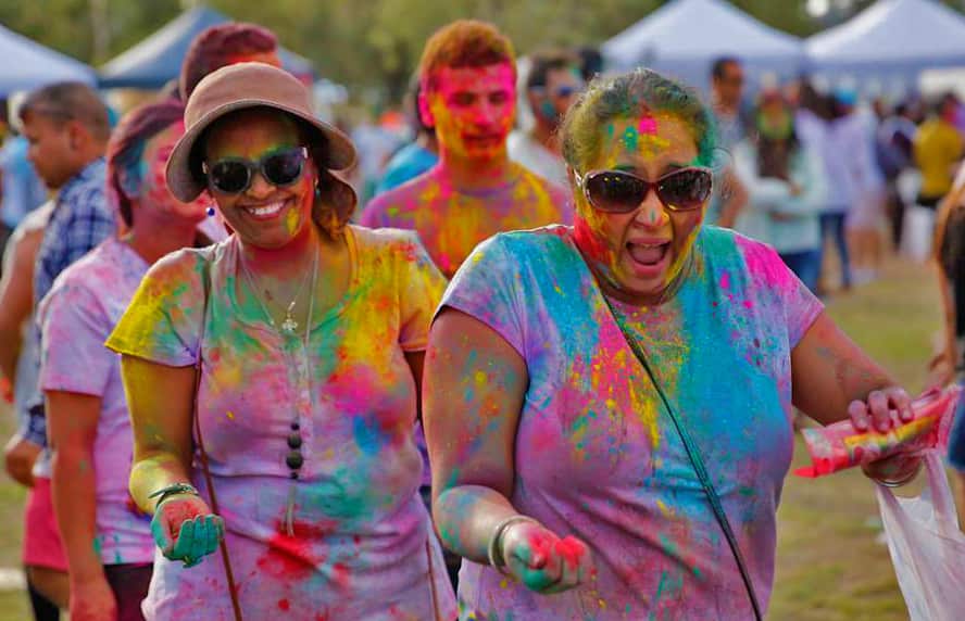 Nepali Holi Festival at Federation Square The Paddock