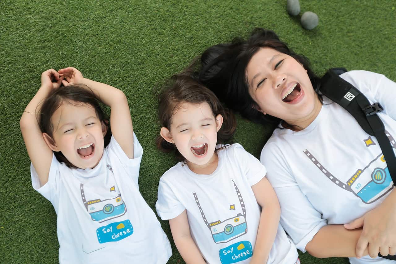 Hope Chen and Her Twin Daughters