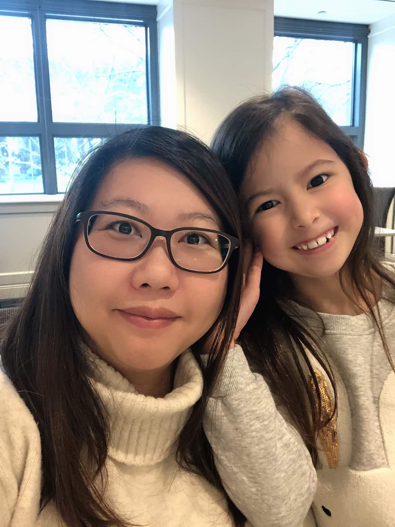 Hope Chen and Her Twin Daughters