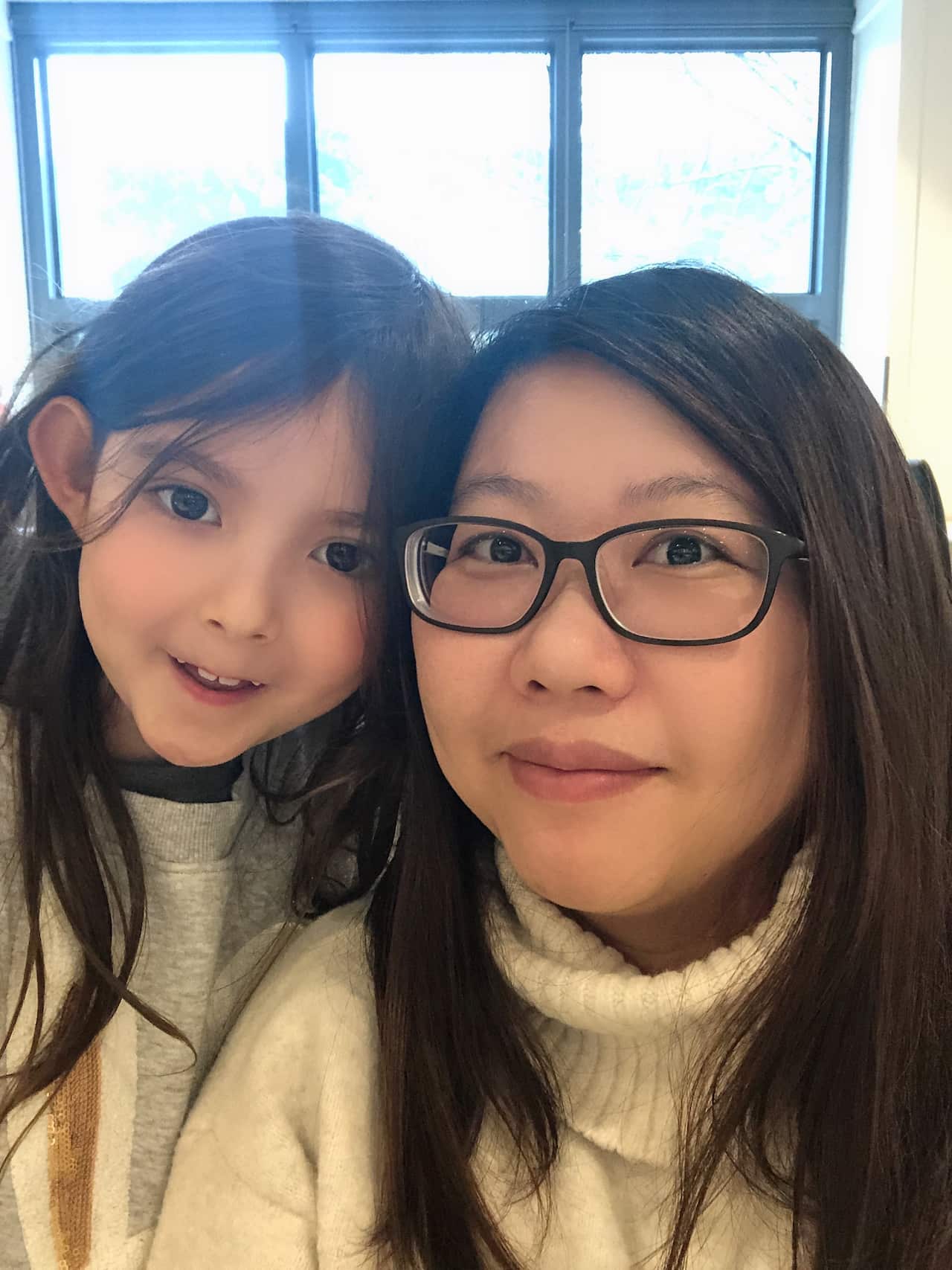 Hope Chen and Her Twin Daughters