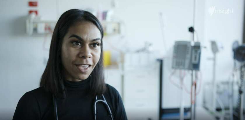 Vinka Barunga in hospital