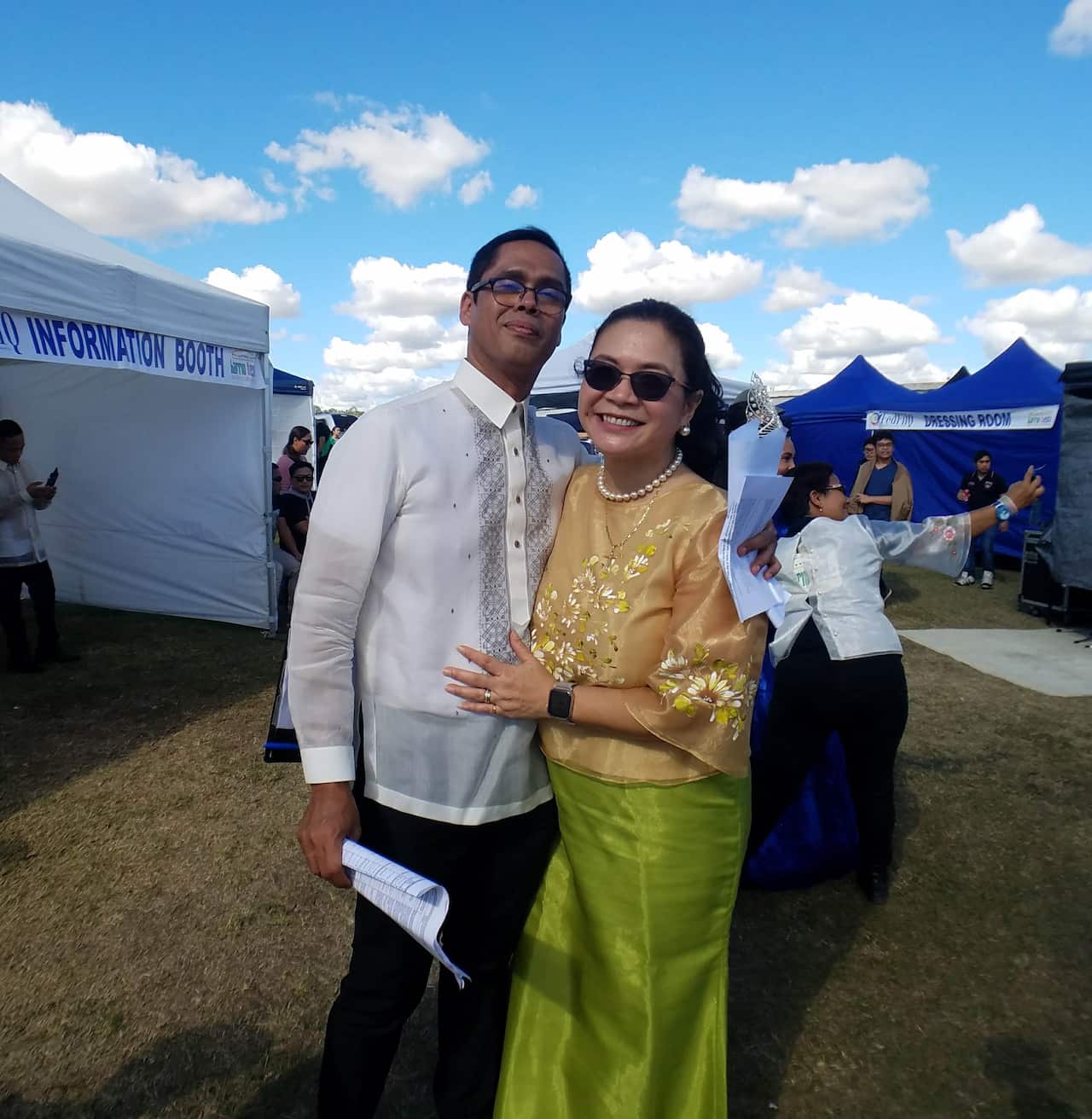Hosts Jose Mician and Crity Vecchio