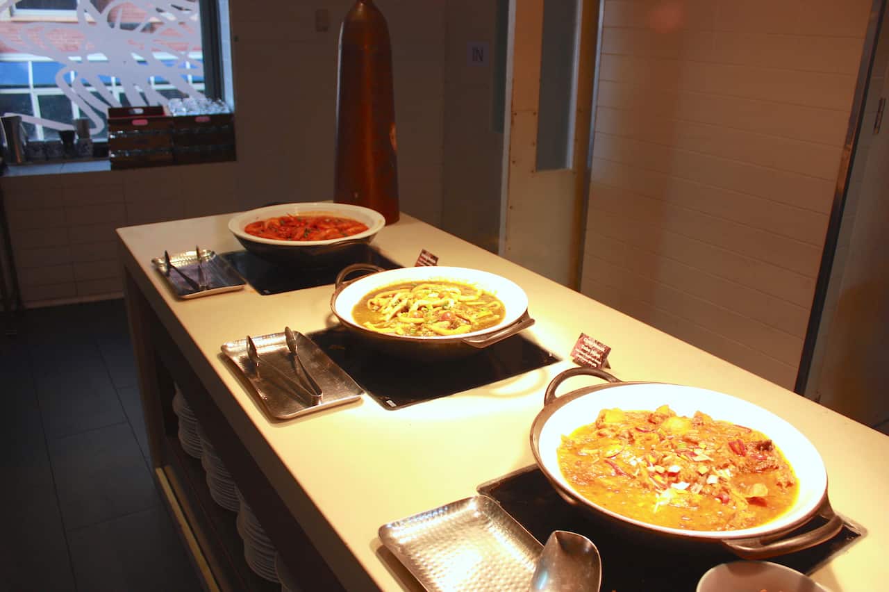 Some of the hot dishes served in 'Taste of Indonesia'