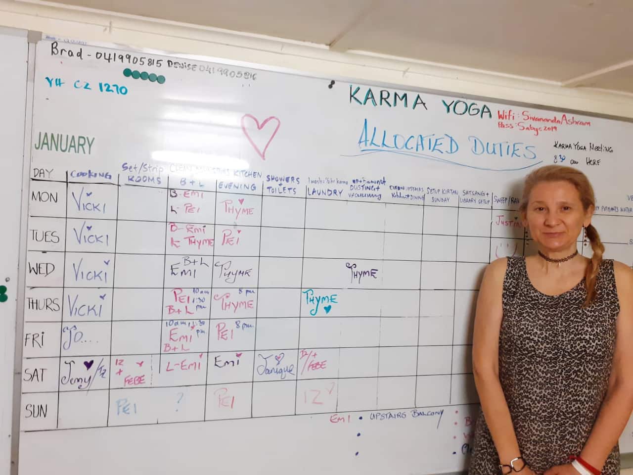 Chinmaya Saraswati, House Manager for Shivanand Ashram Perth