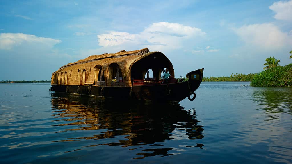 House boat's in Kerala back waters 