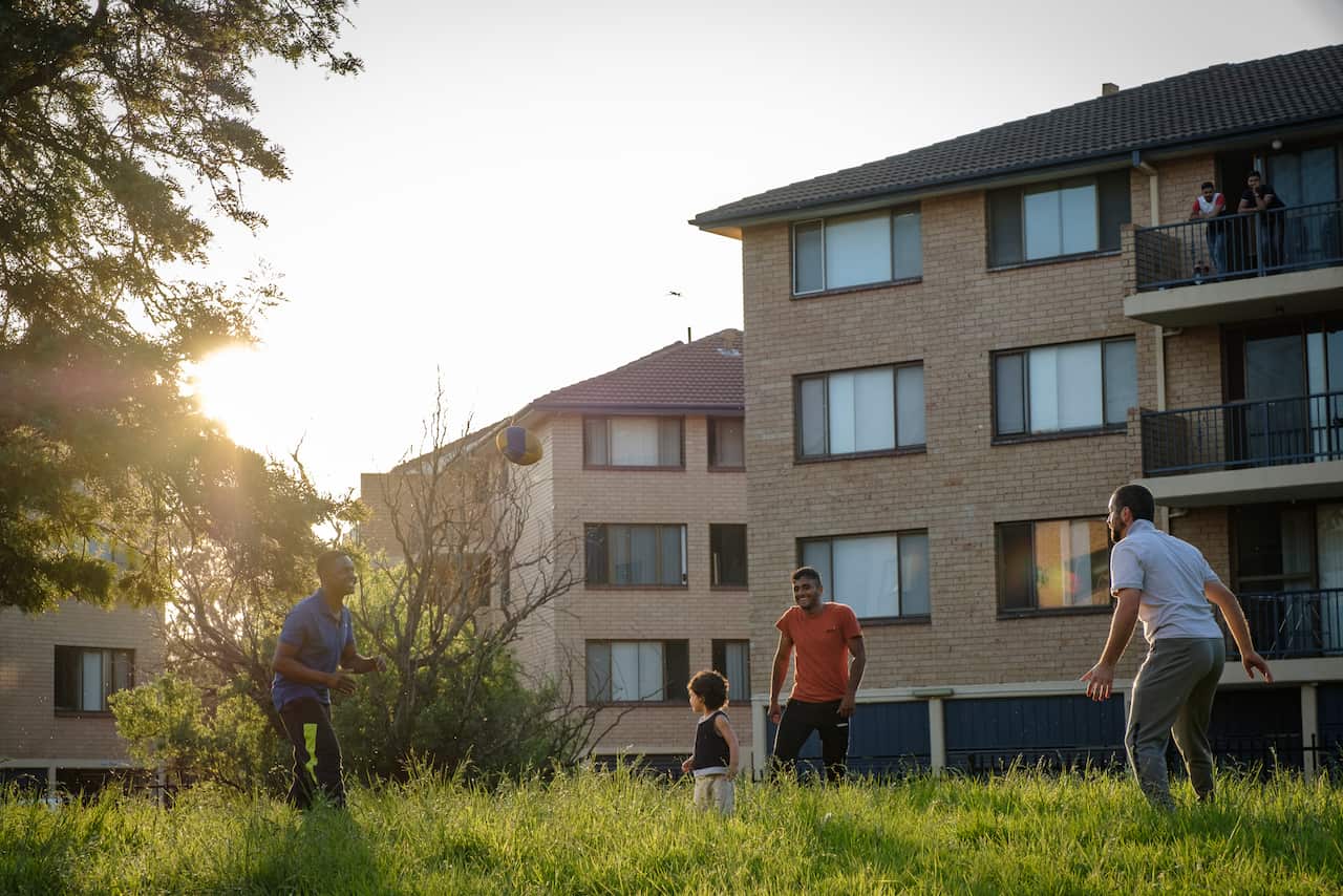 A scene from the movie 'Here Out West'