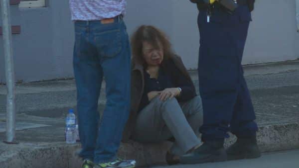 The woman will undergo surgery for a fractured jaw and both wrists. The boys have been arrested. 