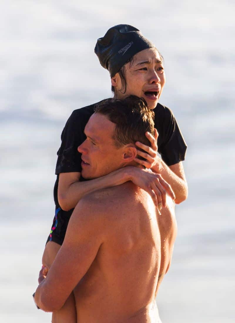Dramatic life-saving rescue at Bronte Beach, Sydney (Jenny Evans/Getty)