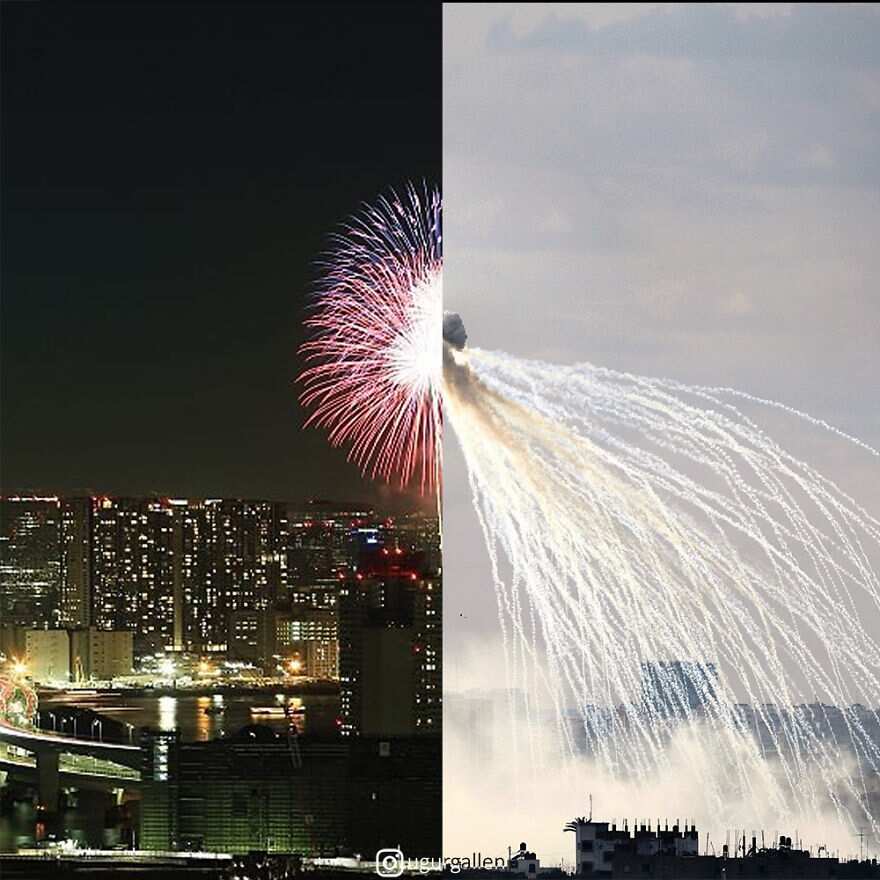 The contrast