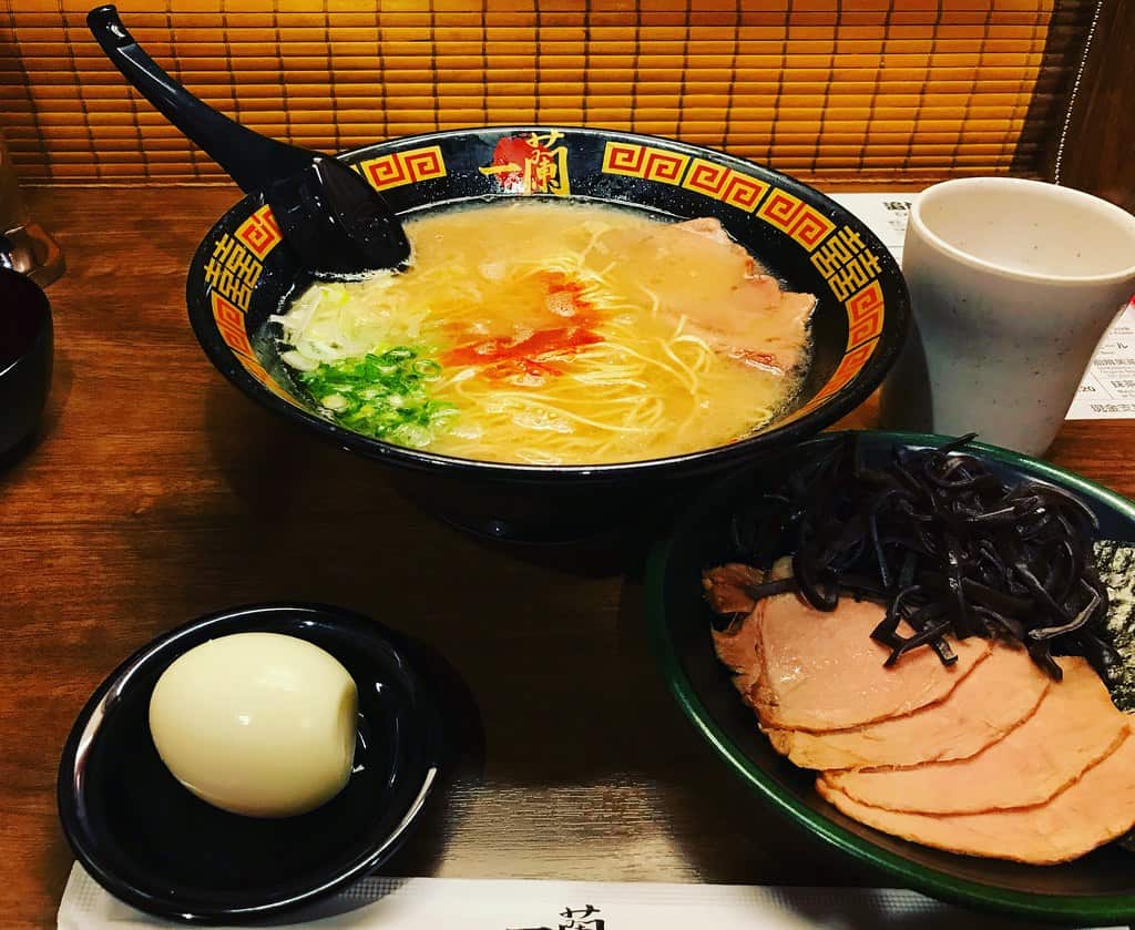 Having Hakata's favourite Ramen 